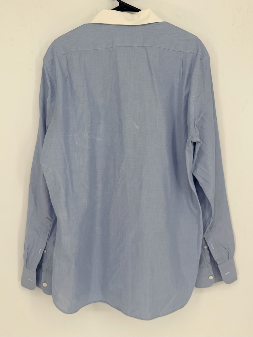 Thompson Shirtings by J.Crew Blue & White Collared Preppy Button up Shirt - Picture 4 of 4